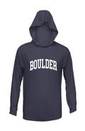 Boulder Fall Ball Sleeve Moisture Management Hooded Tee
