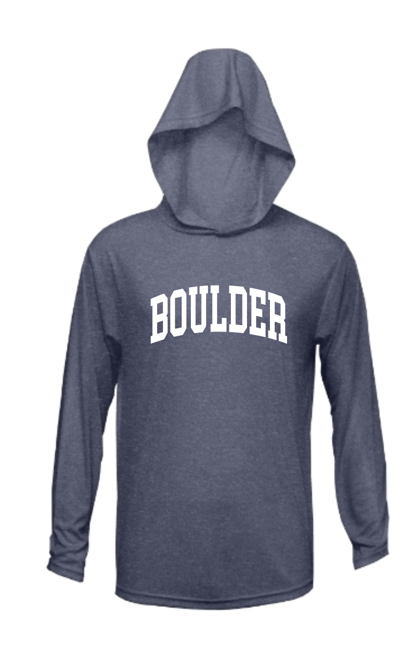 Boulder Fall Ball Sleeve Moisture Management Hooded Tee