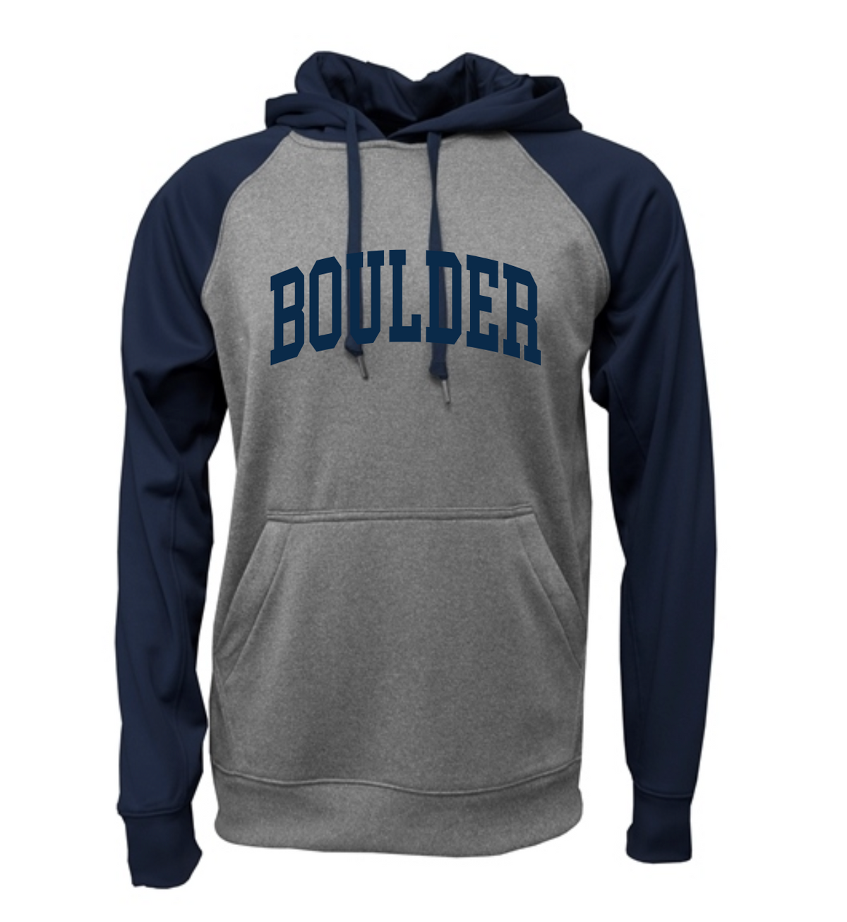 Boulder Fall Ball Colorblock Moisture Management Fleece Hoodie