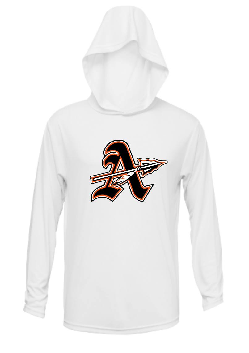 Chiefs "A" Logo Xtreme Tech Moisture Management Hooded Long Sleeve