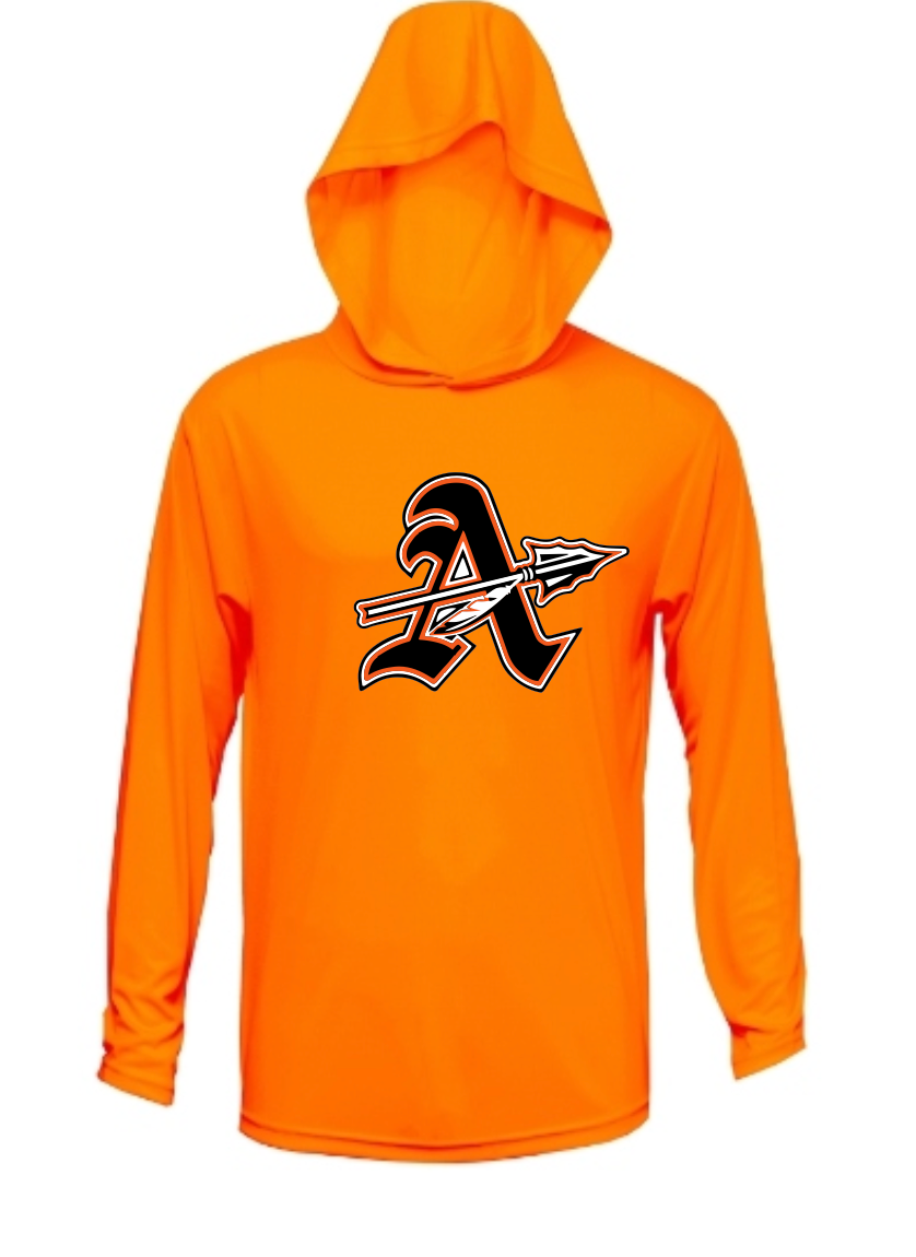 Chiefs "A" Logo Xtreme Tech Moisture Management Hooded Long Sleeve