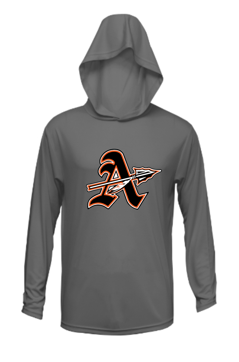 Chiefs "A" Logo Xtreme Tech Moisture Management Hooded Long Sleeve