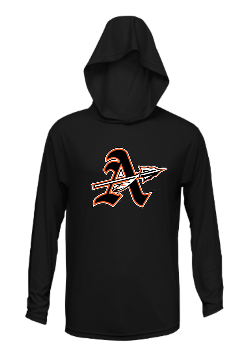 Chiefs "A" Logo Xtreme Tech Moisture Management Hooded Long Sleeve