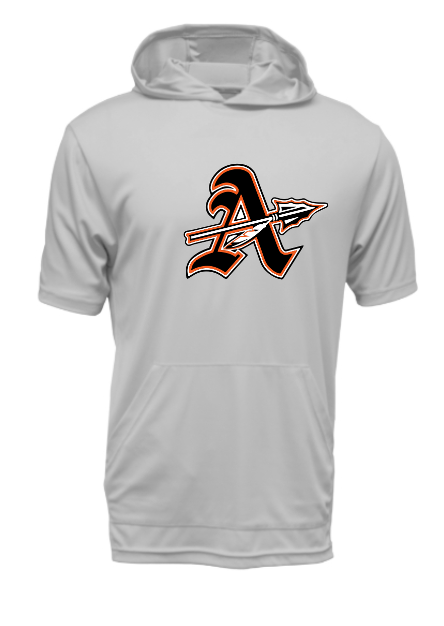 Chiefs "A" Logo Xtreme Tech Moisture Management Hooded Short Sleeve