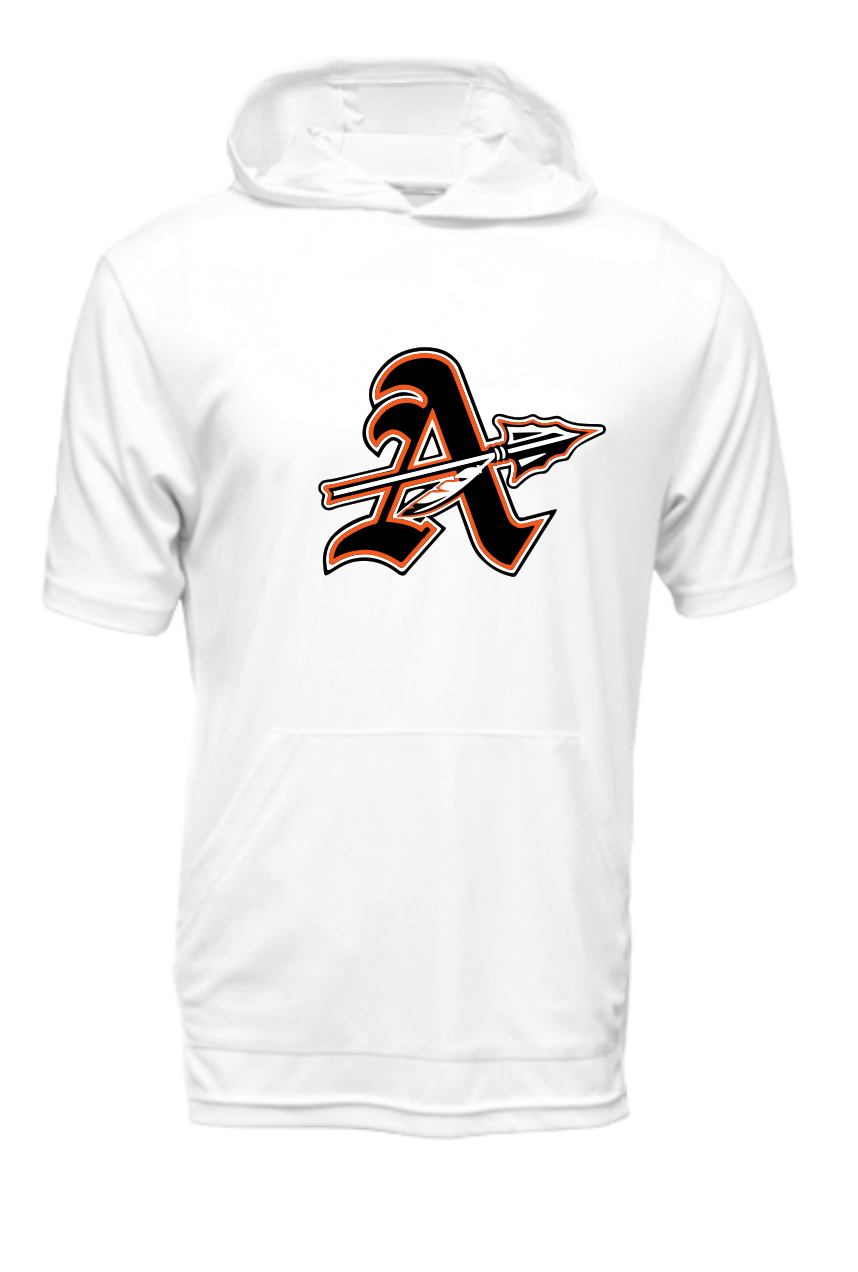 Chiefs "A" Logo Xtreme Tech Moisture Management Hooded Short Sleeve