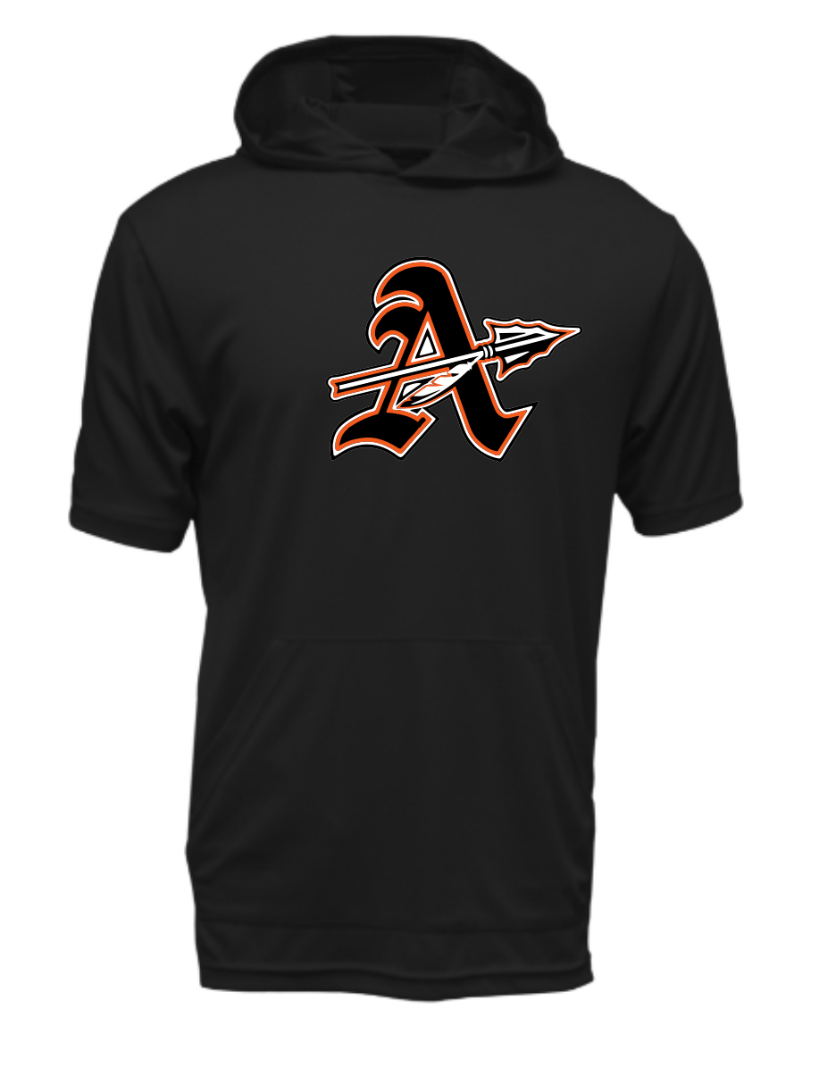 Chiefs "A" Logo Xtreme Tech Moisture Management Hooded Short Sleeve