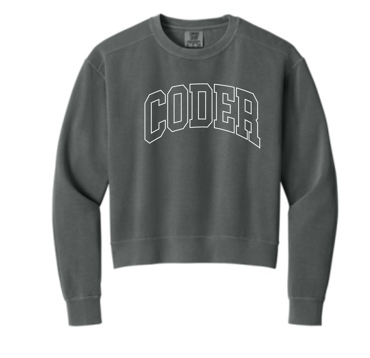 Bearcats/Coder Ladies Mid Length Crewneck Sweatshirt Comfort Colors